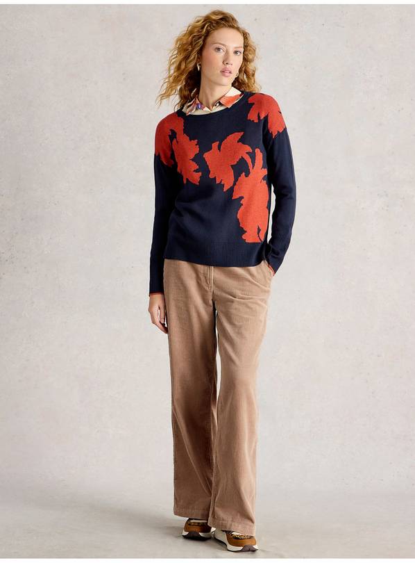 WHITE STUFF OLIVE FLORAL JUMPER 12